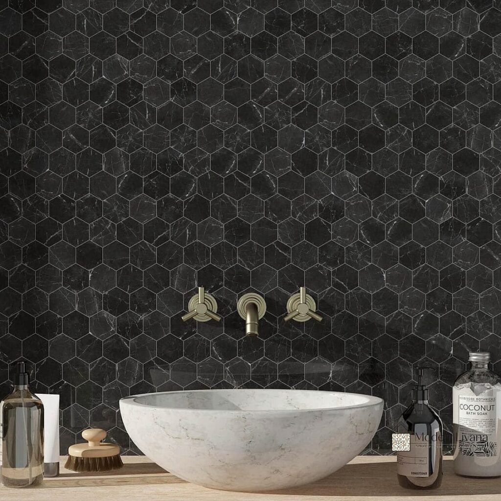 25 Black Tile Ideas to Show Your Contractor 1 featured 496