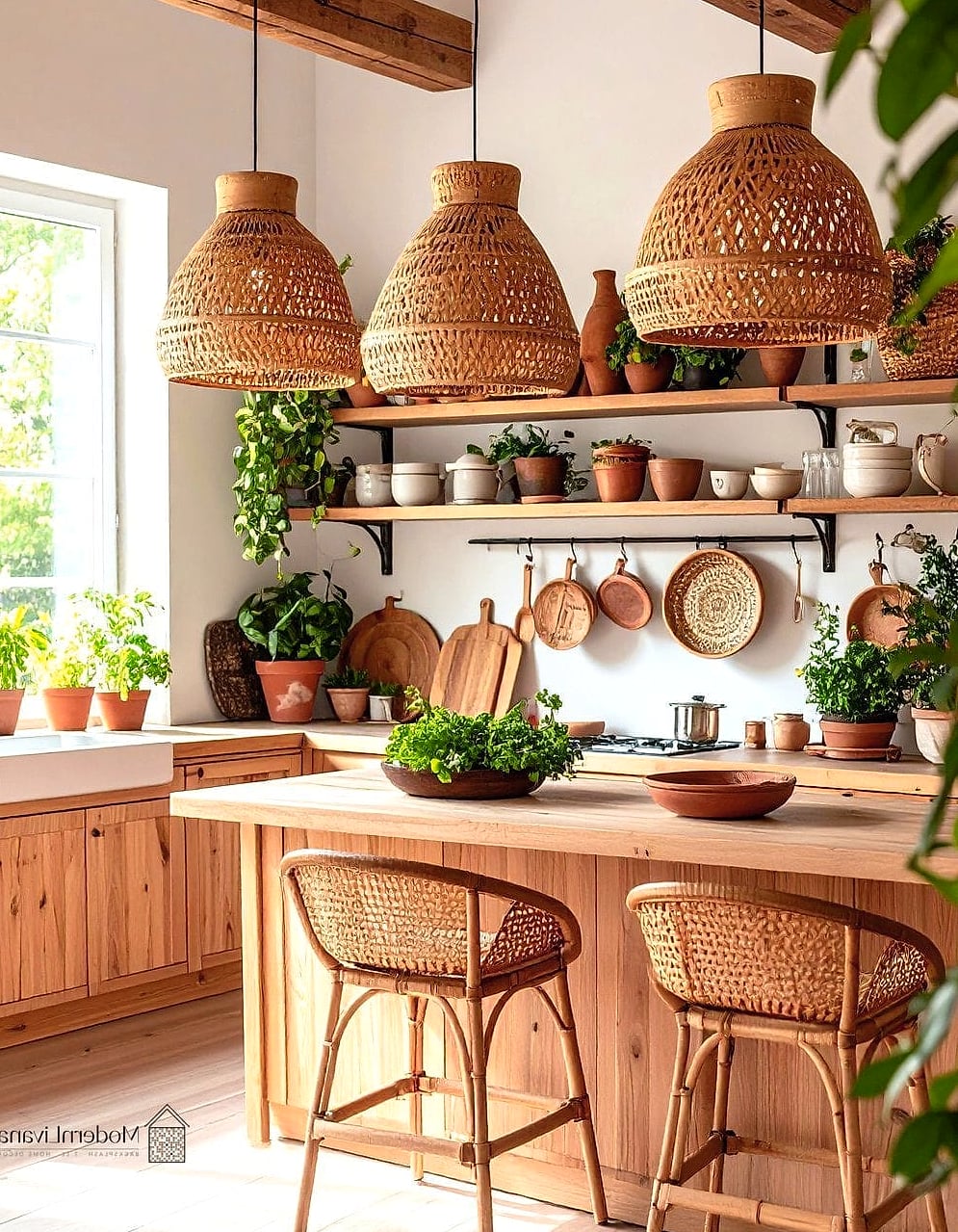 Add Rattan and Bamboo Accents