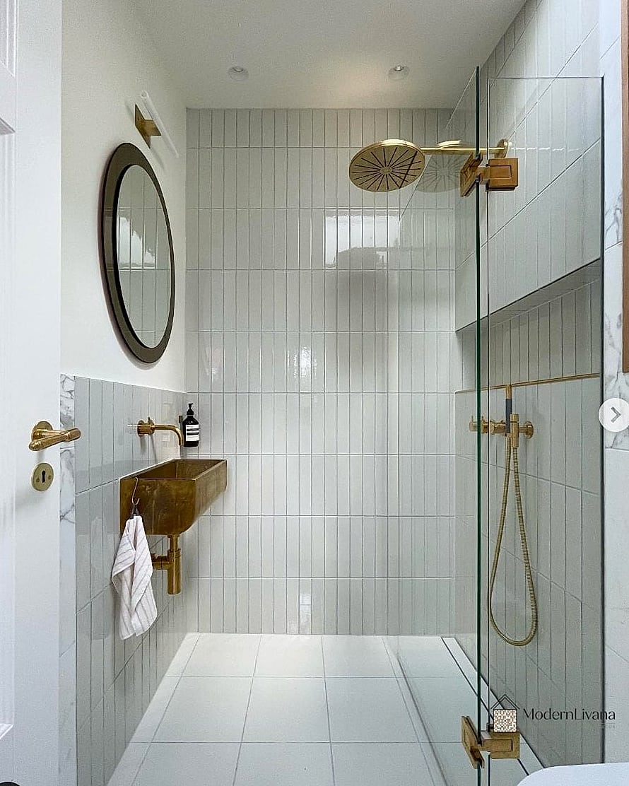 Add a Statement Tile Floor
