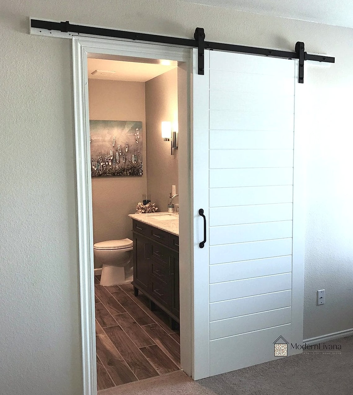 Barn Door Instead of a Traditional Door