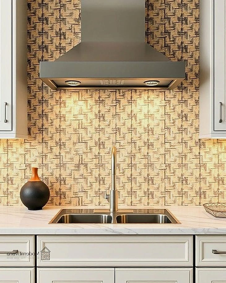 Basketweave Stone Mosaic