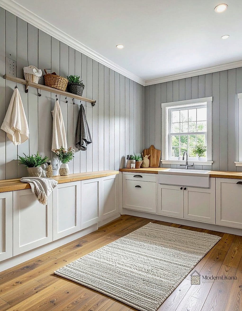 Beadboard Wall Details