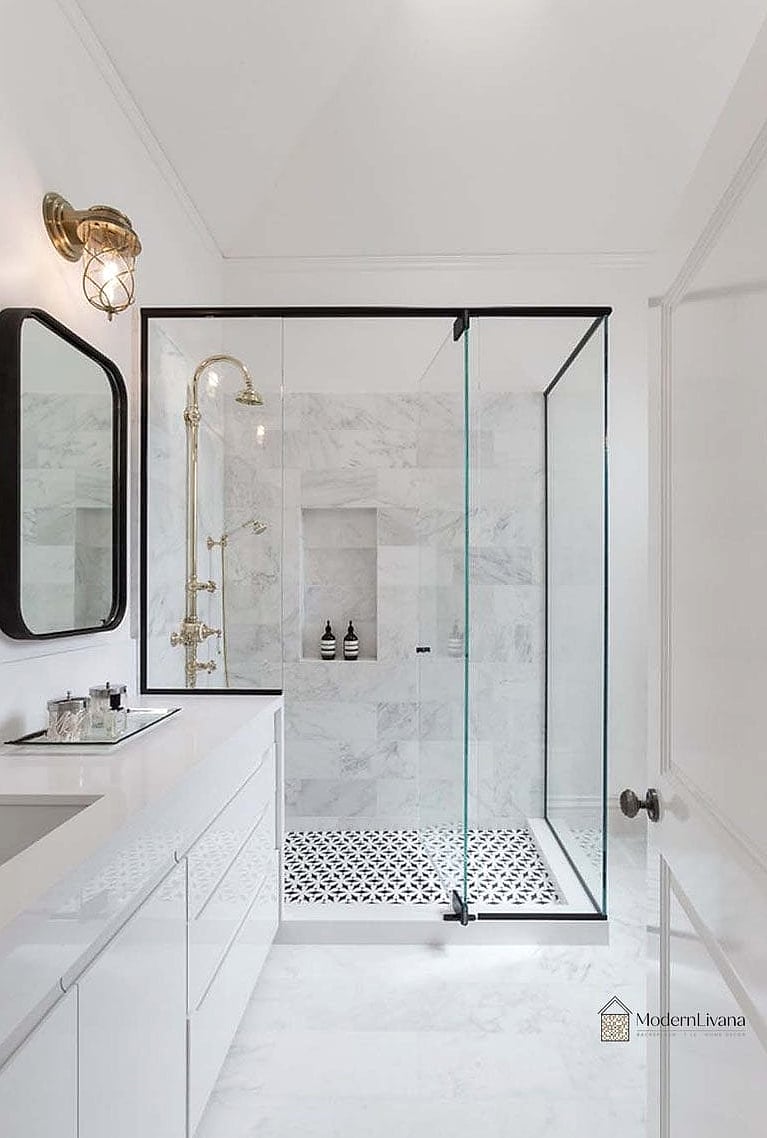 Black Framed Shower Enclosure