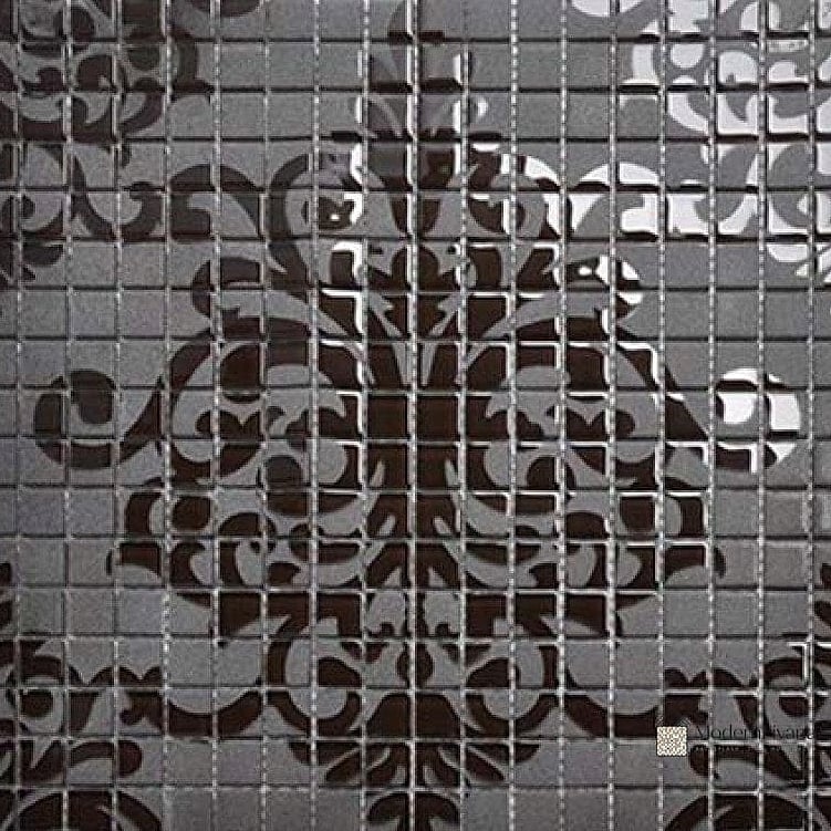 Black Mosaic Accent Niche