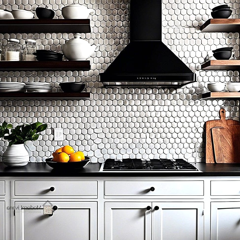 Black Penny Tile