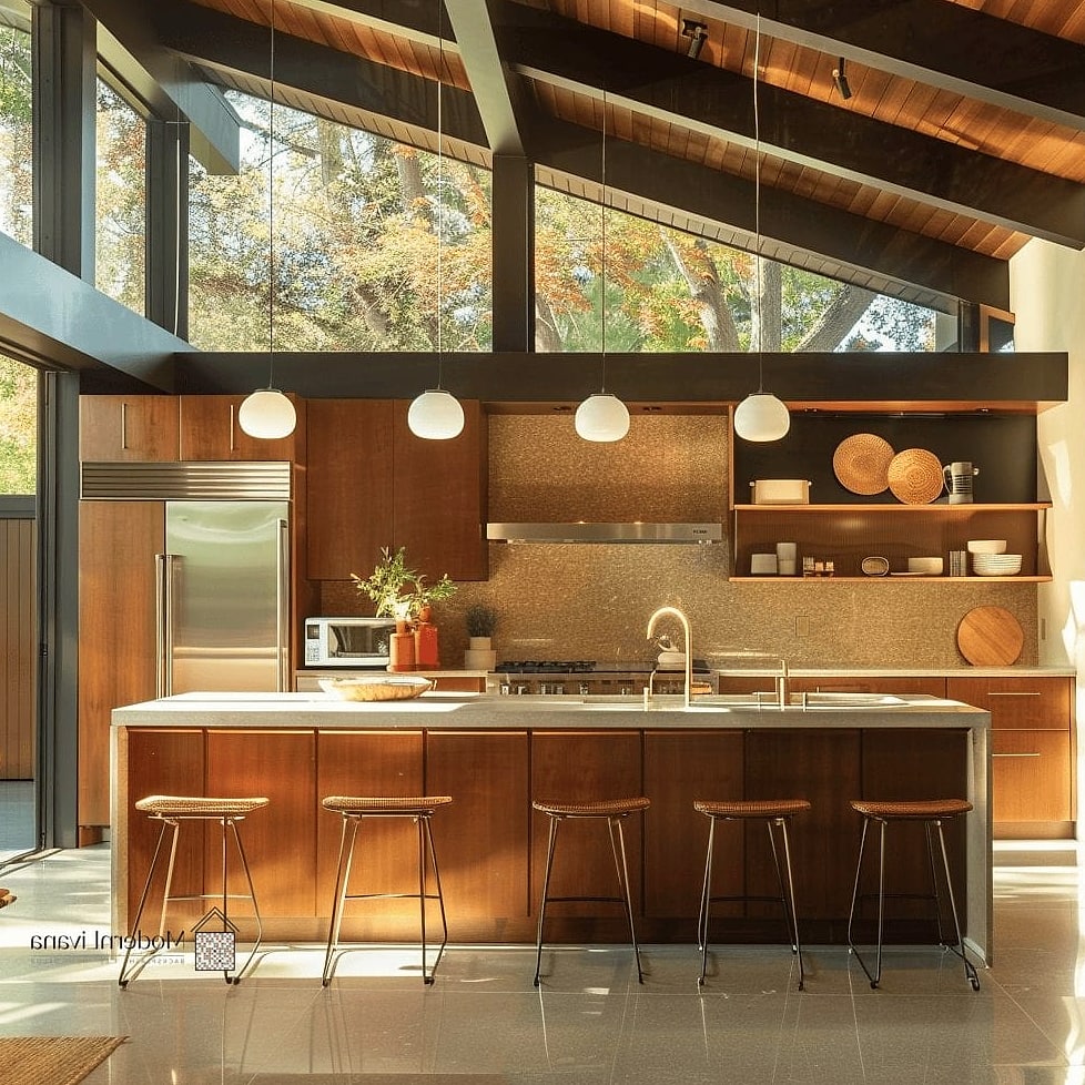 Blend Midcentury Style with Modern Comforts