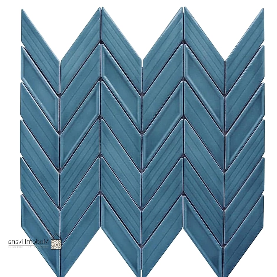 Blue Coastal Glass Mosaic
