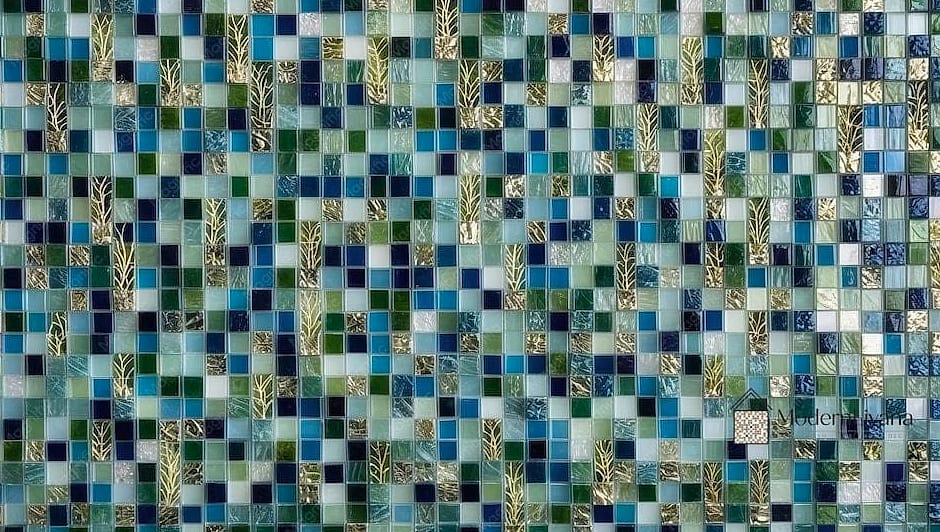 27 Blue Mosaic Tile Ideas From Homes We Absolutely Love 21 Blue and Green Mosaic Blend for a Coastal Kitchen