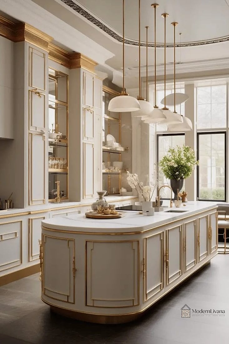 Brass and Gold Hardware Accents