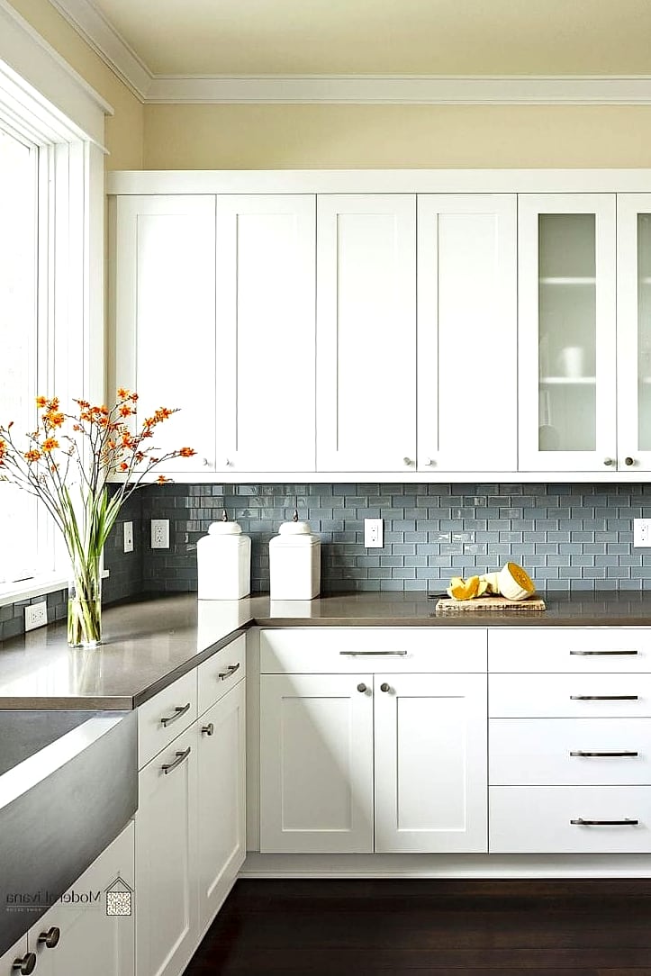 Brushed Metal Tile Accent