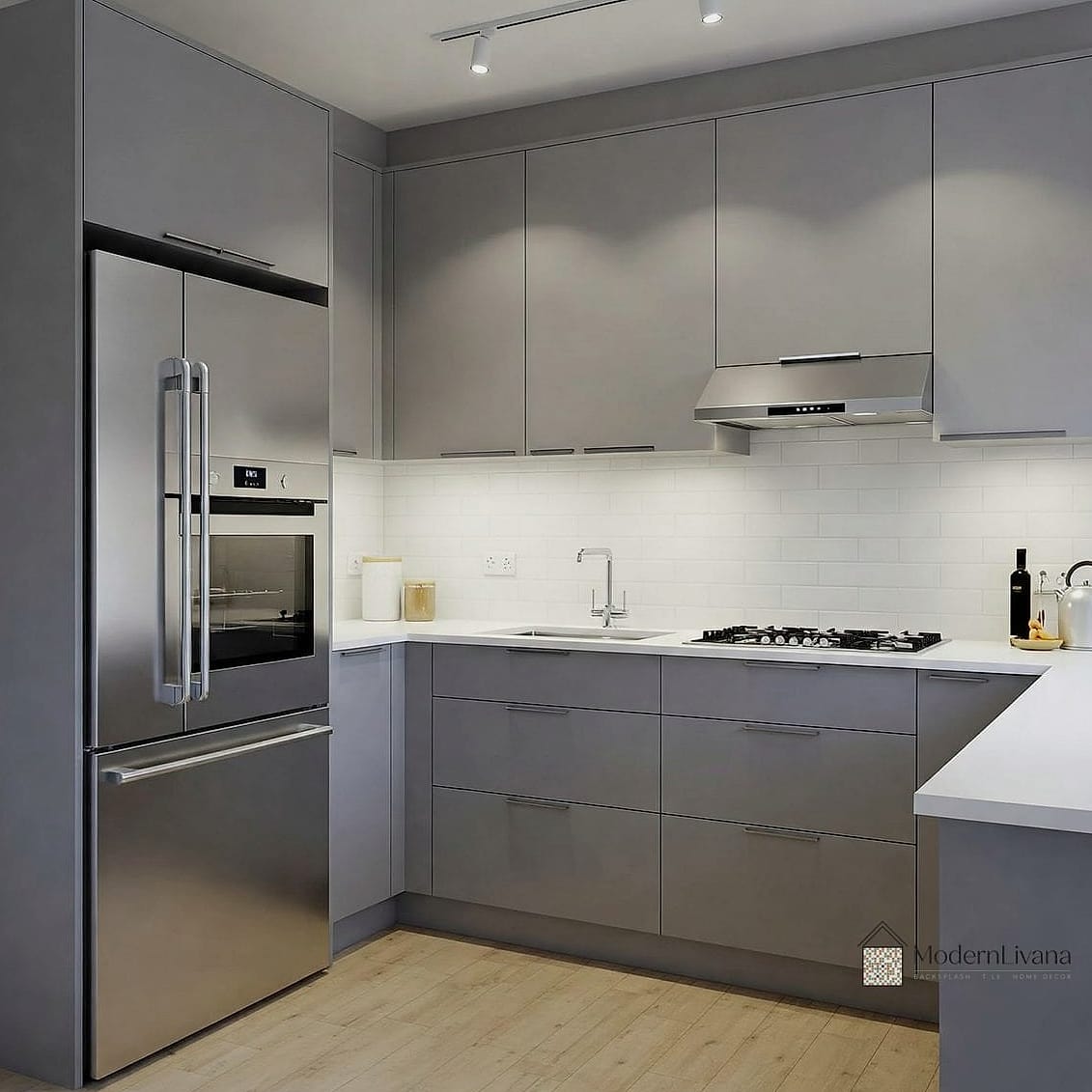 Budget-Friendly Gray Kitchen Makeover