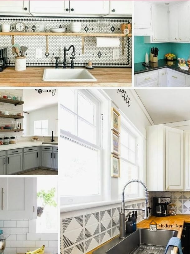 20 Kitchen Backsplash Ideas That Will Transform Your Space 21 Budget-Friendly Painted Backsplash Alternative
