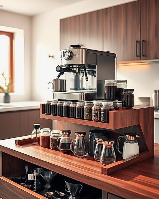 Built-In Coffee or Beverage Station