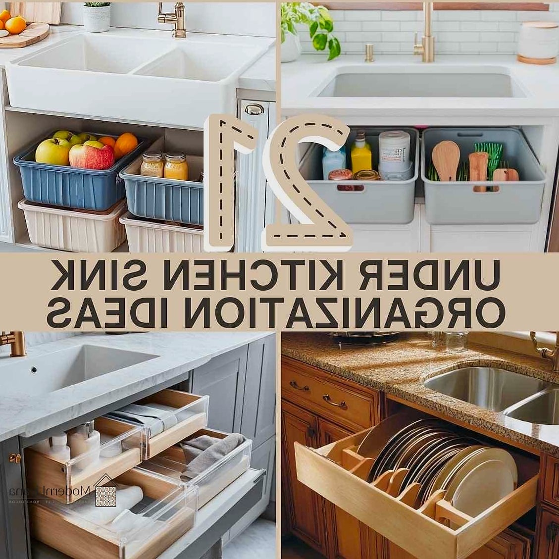 26 Kitchen Sink Ideas That Will Transform Your Space 25 Built-In Organization Under the Sink