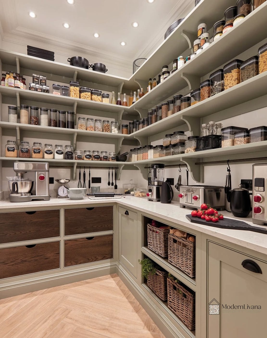 Built-In Pantry Storage