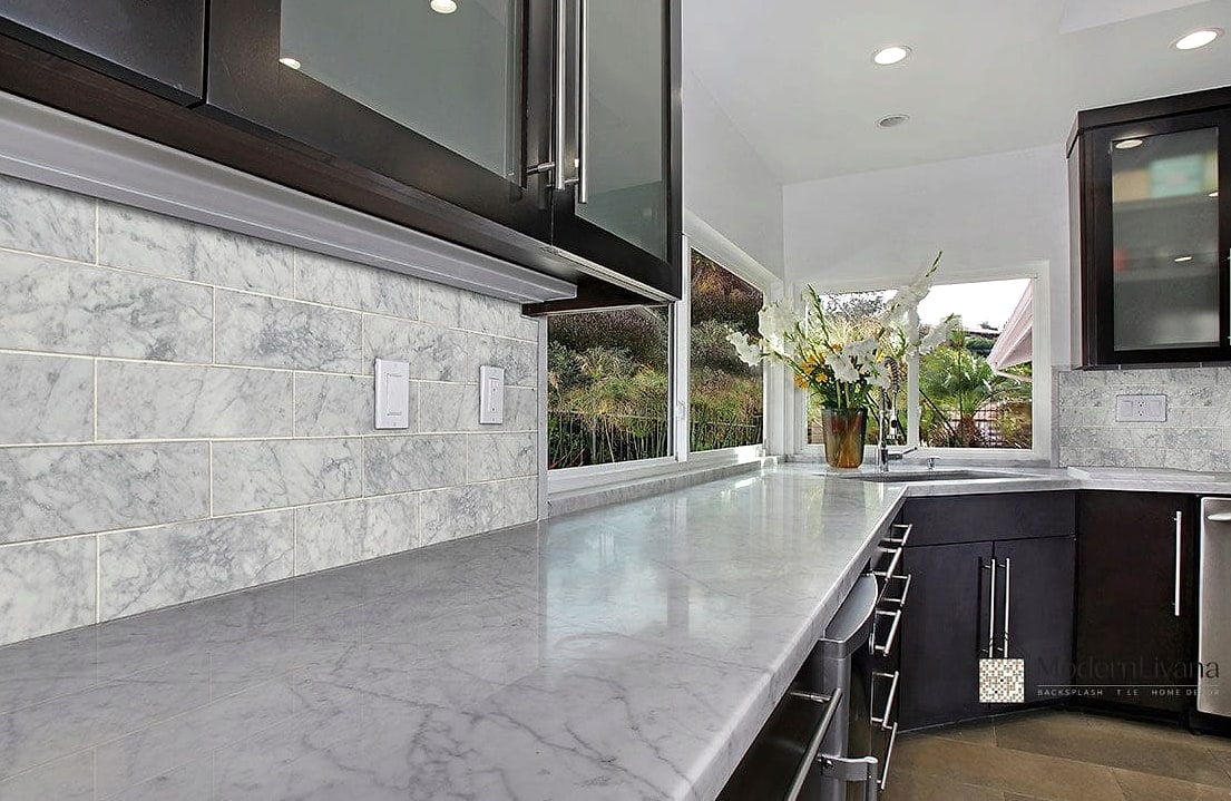 Carrara Marble Countertop for a Soft Luxury Look