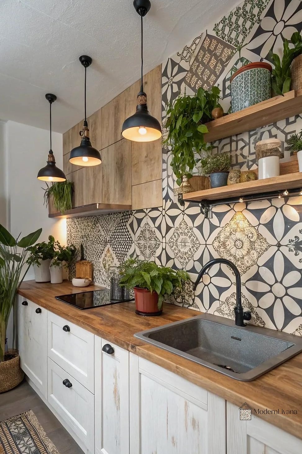 Ceramic Tile in Earthy Tones
