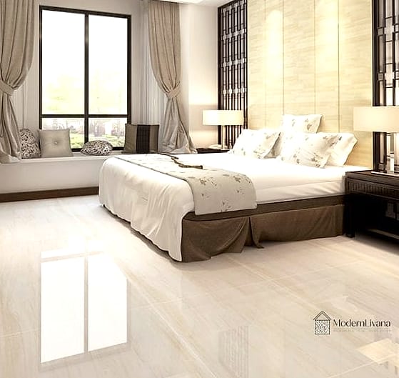 Ceramic Tile Bedroom Accent Feature