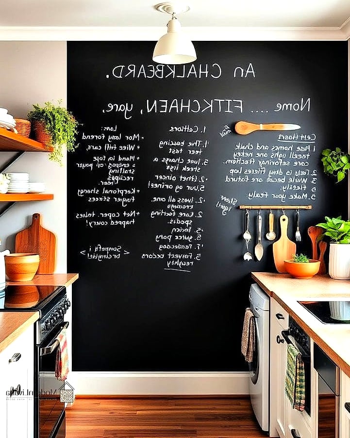 Chalkboard or Message Board Wall