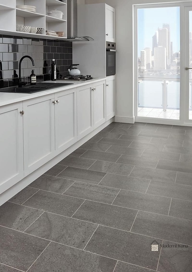 Classic Charcoal Slate Flooring