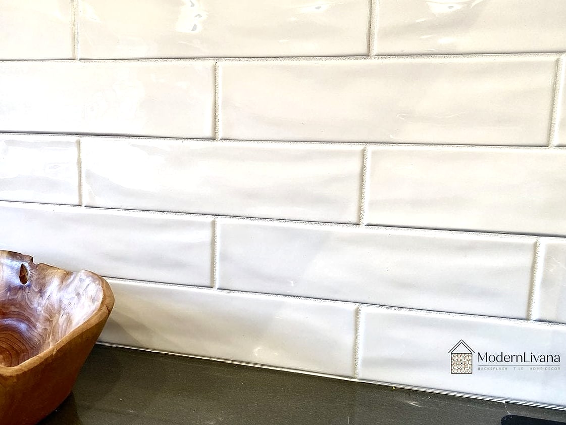 Classic White Subway Tile Kitchen Backsplash