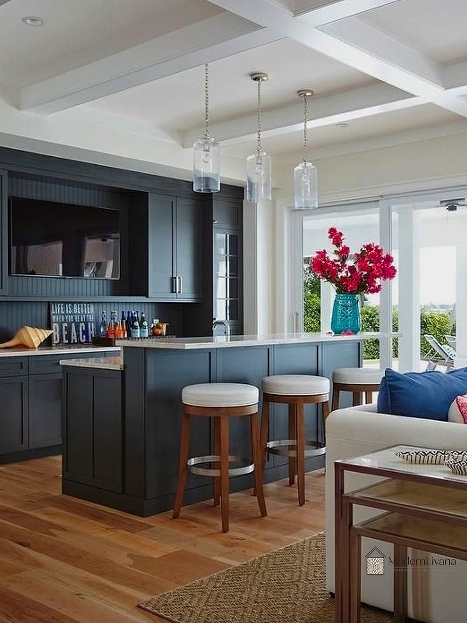 Coastal White and Blue Tile Mix