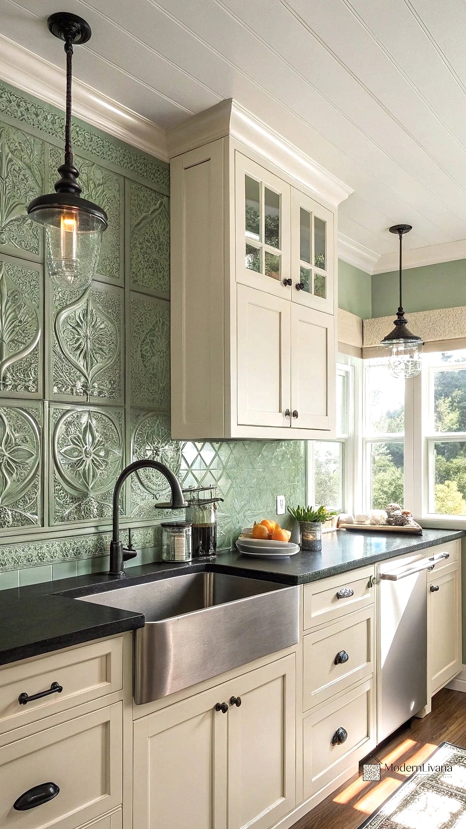 24 Tin Backsplash Ideas That Will Change How You See Your Home 21 Colored Tin Panels for a Custom Kitchen