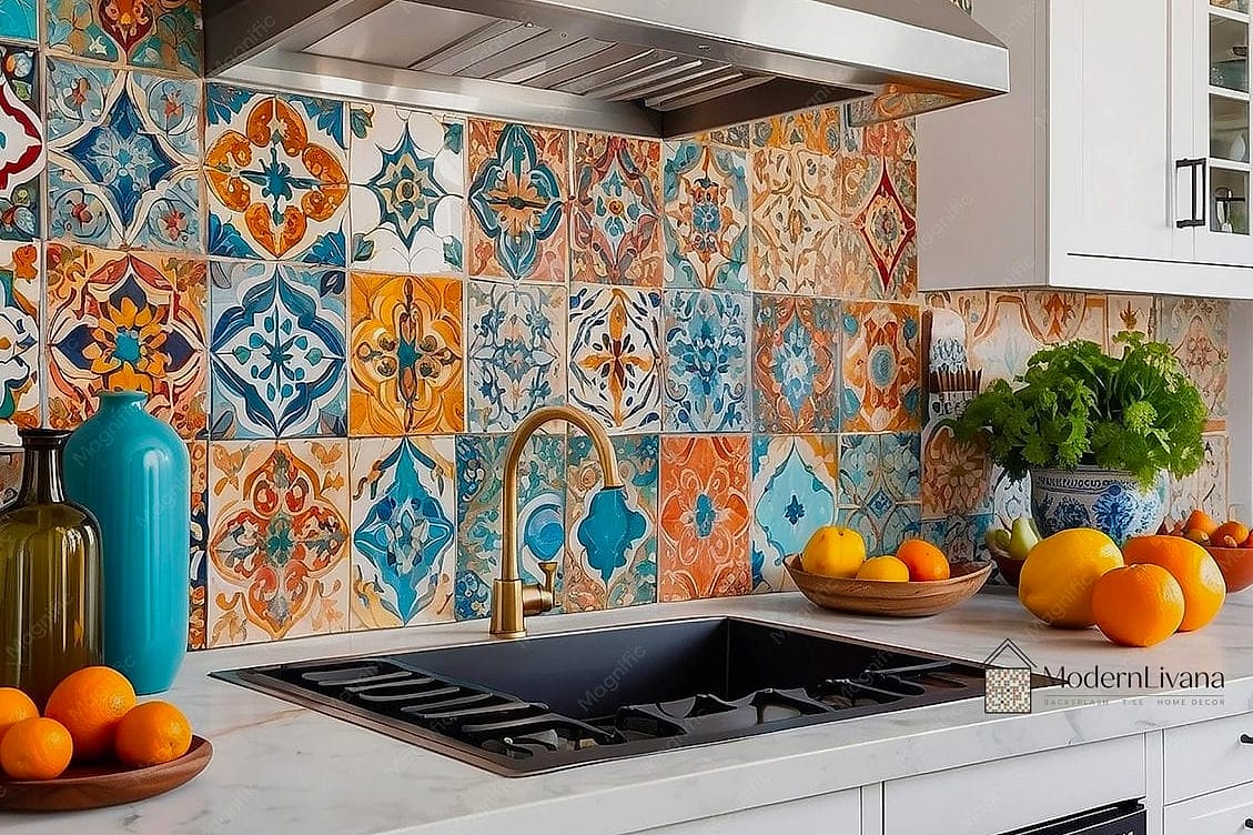 Colorful Moroccan-Inspired Tile