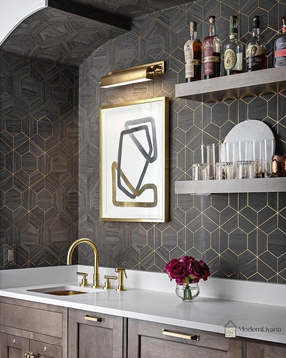 Concrete-Look Tile for Industrial Style