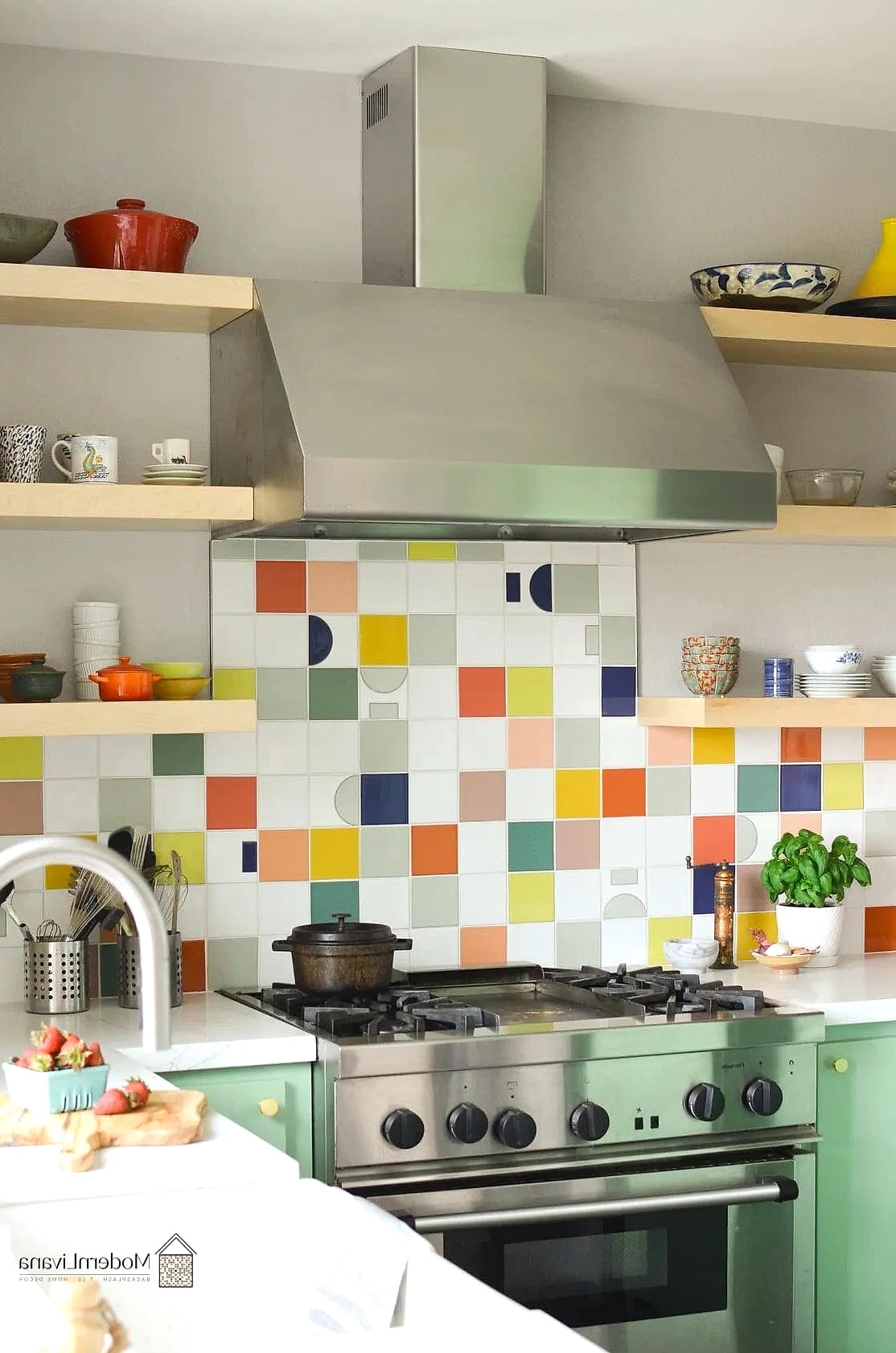 Confetti-Style Mosaic Tile