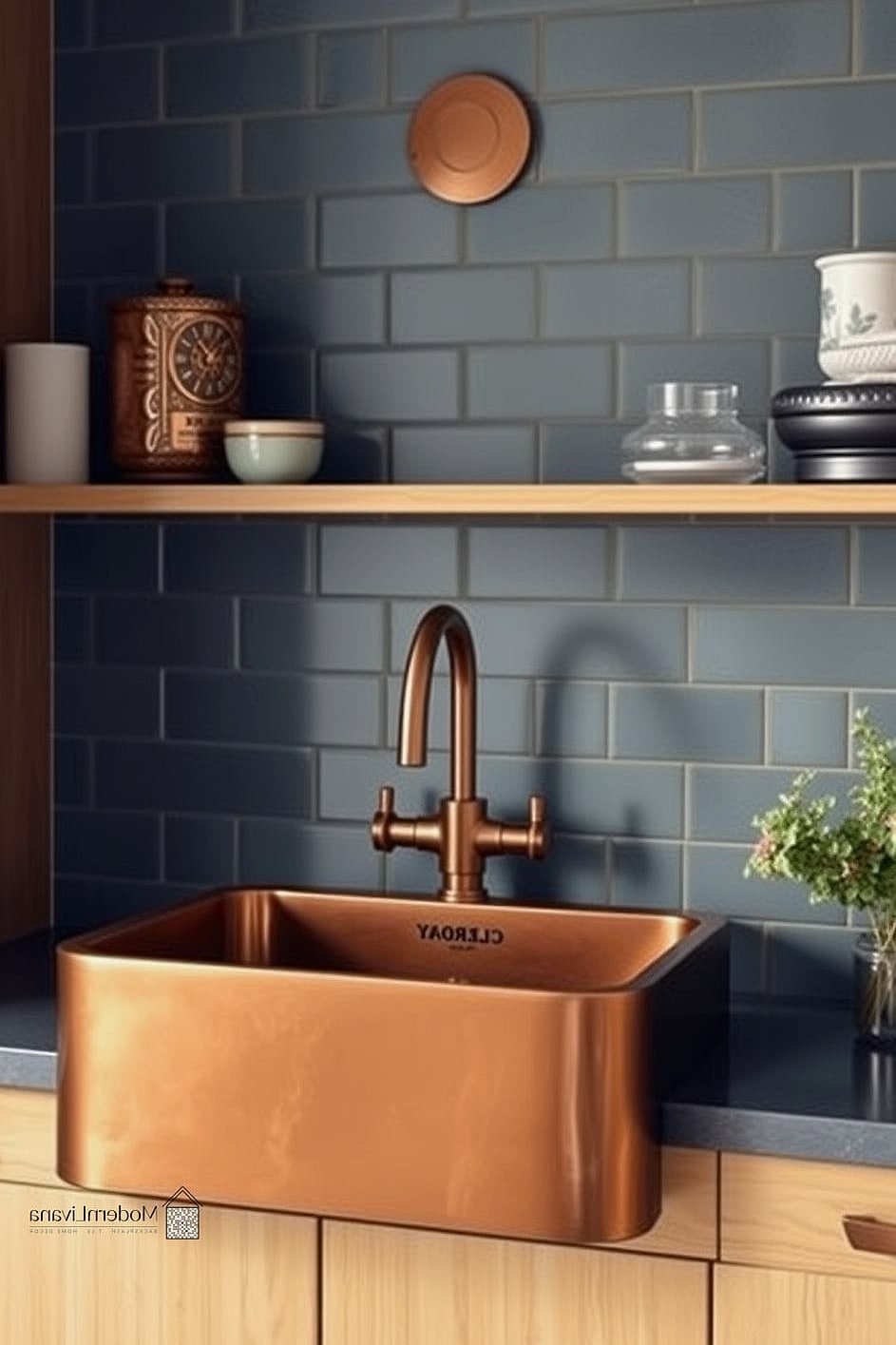 26 Kitchen Sink Ideas That Will Transform Your Space 9 Copper Statement Sink