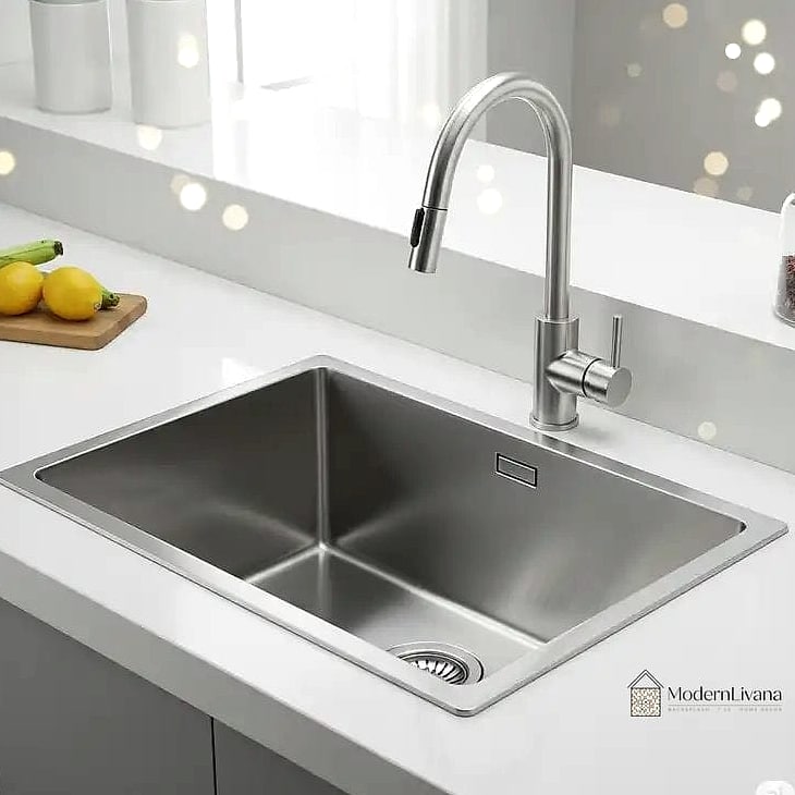 26 Kitchen Sink Ideas That Will Transform Your Space 14 Deep Basin Prep Sink on the Island