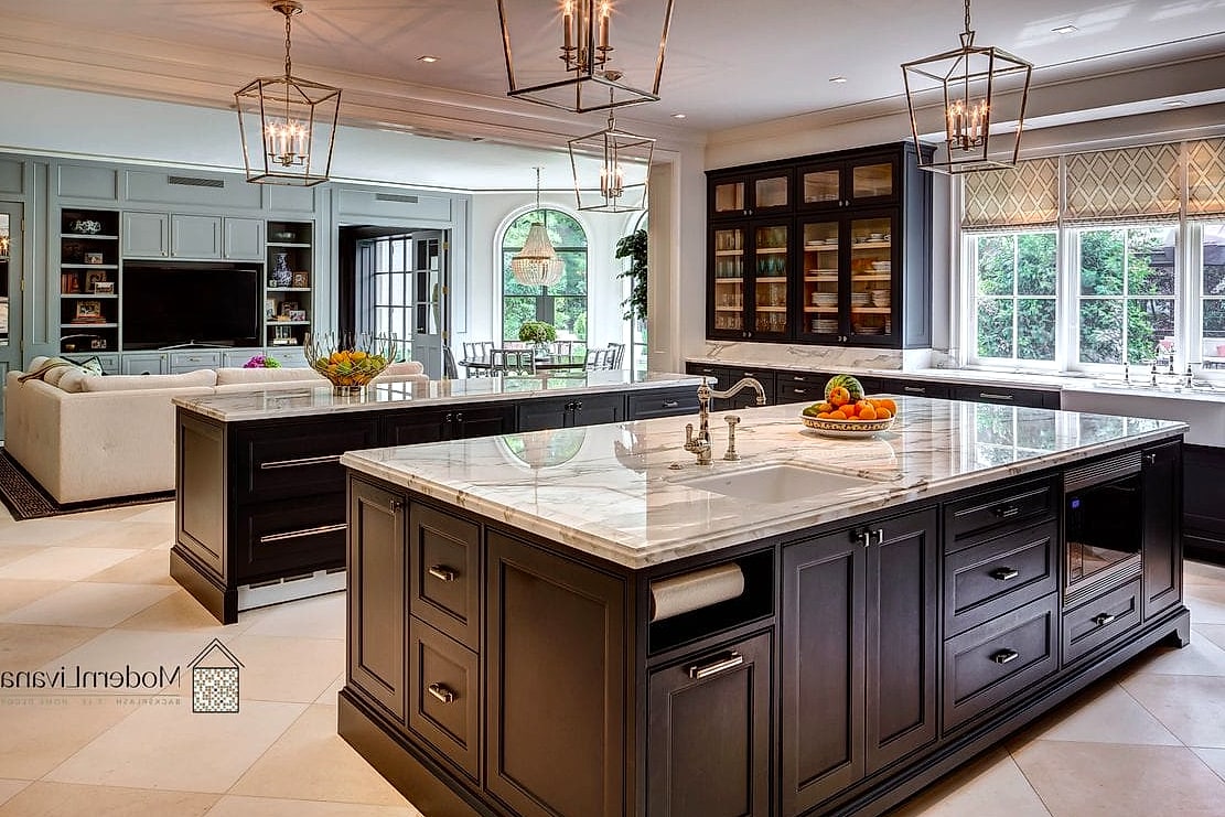 Double Kitchen Islands