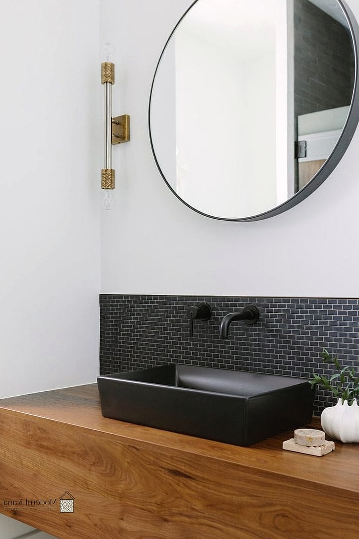 Dramatic Black Tile