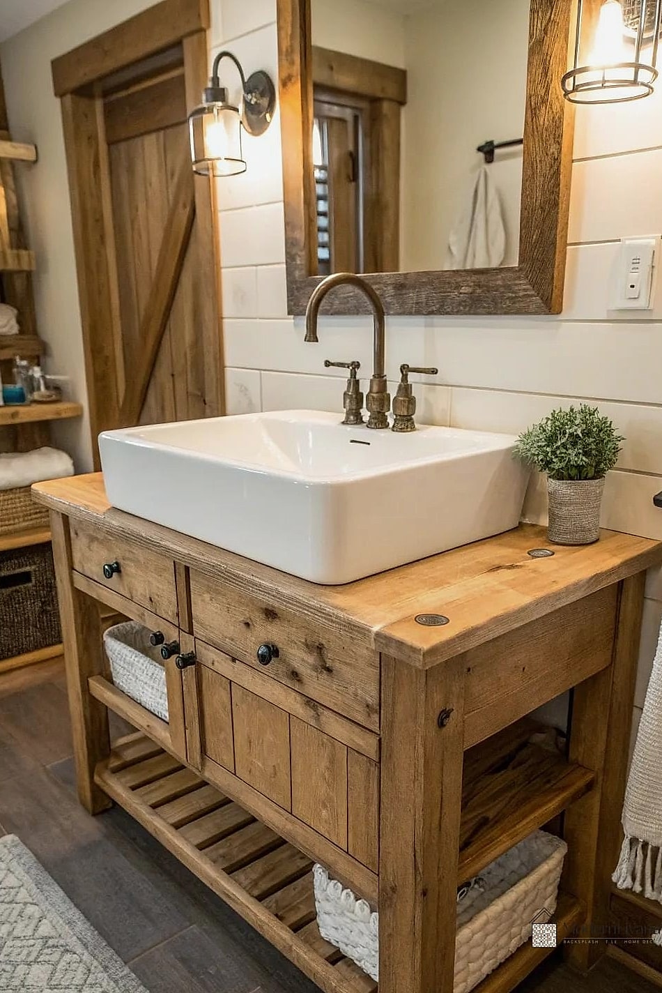 Farmhouse Sink as a Bathroom Vanity Basin