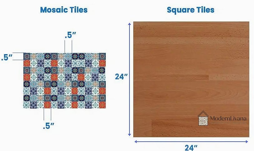 Floor-to-Ceiling Mosaic Statement Wall