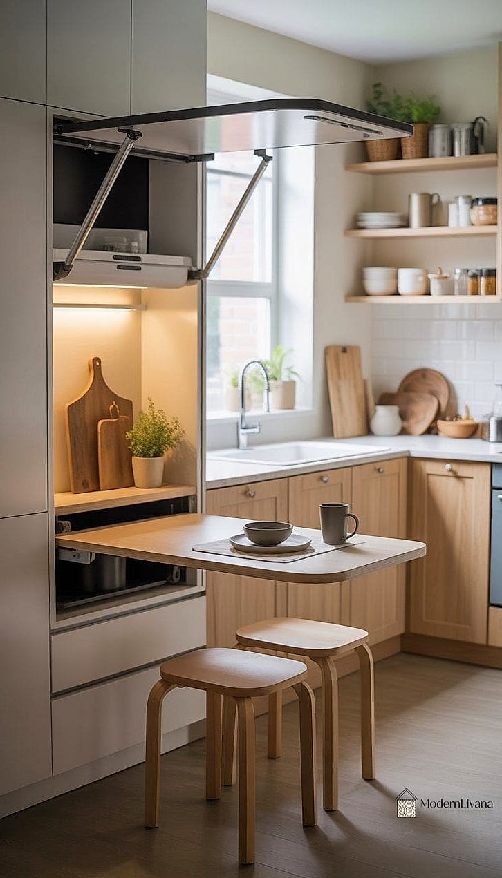 A Fold-Out Spice Rack