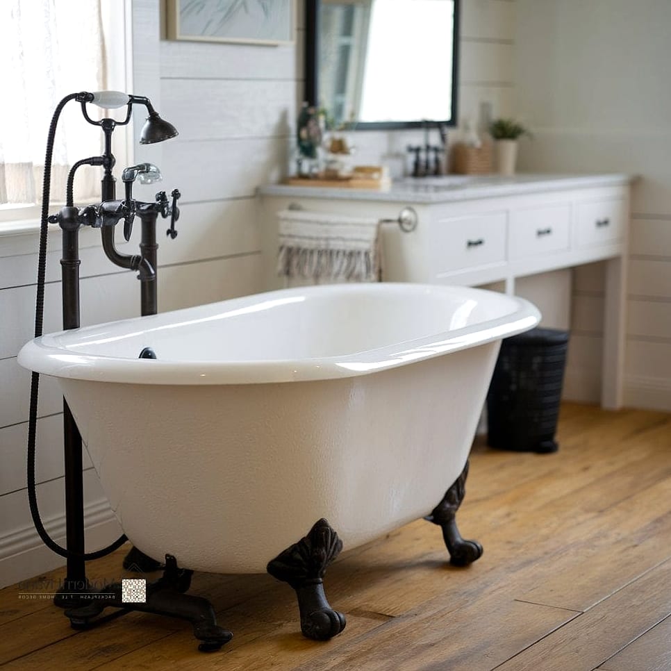 A Freestanding Clawfoot Tub