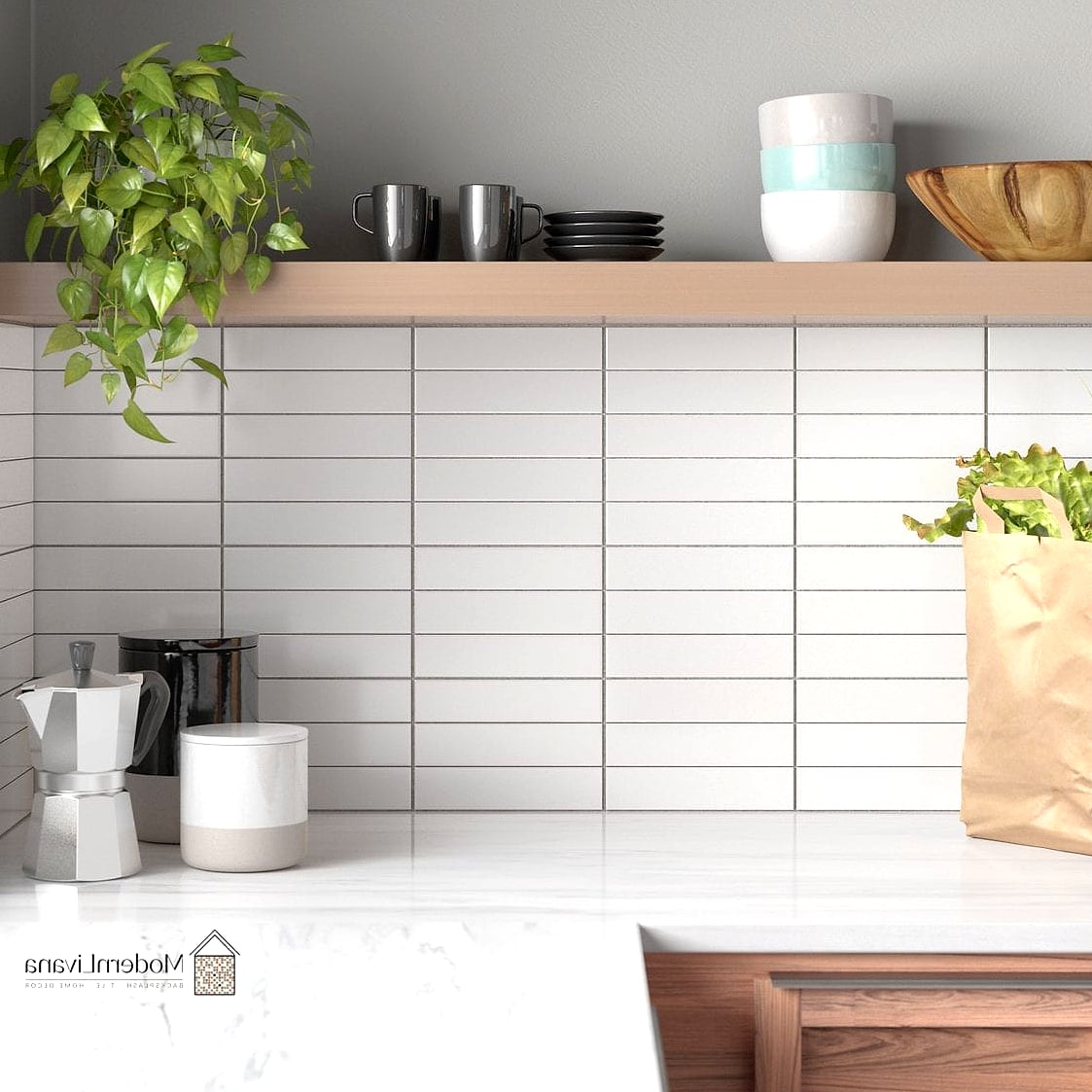 25 Stacked Subway Tile Ideas That Maximize Style and Function 26 Full Kitchen Wall Behind the Range