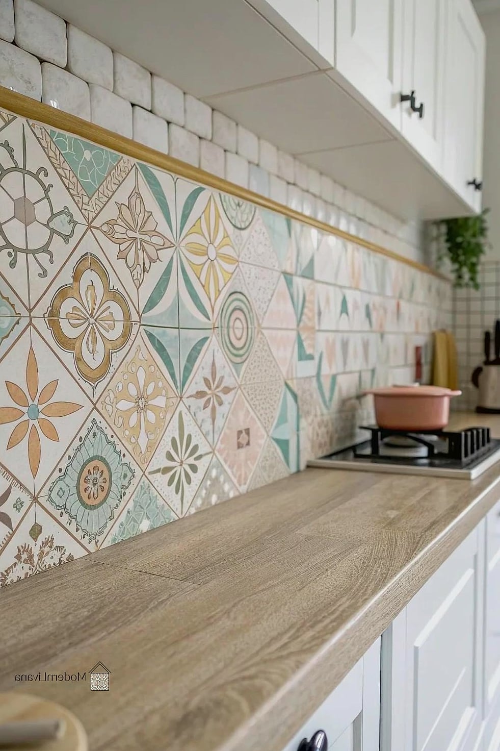 Geometric Encaustic Tile