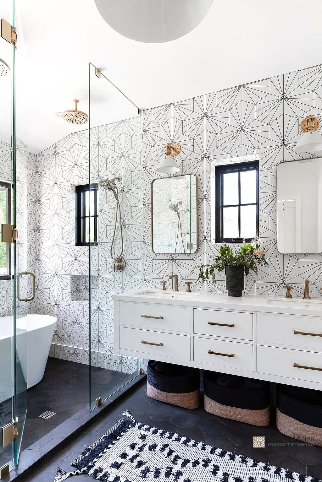 Geometric Patterned Tile