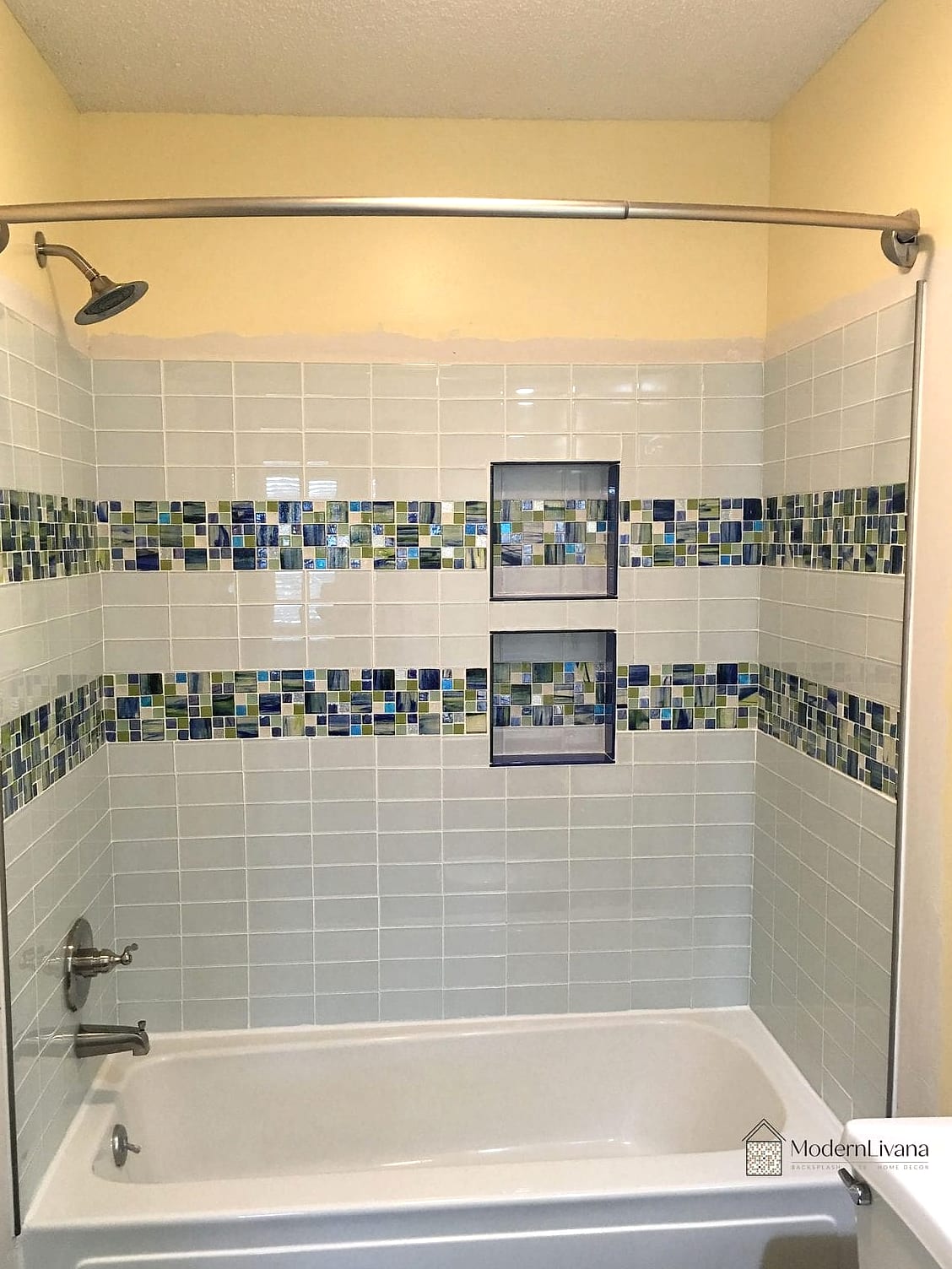 Glass Tile Accent Stripe