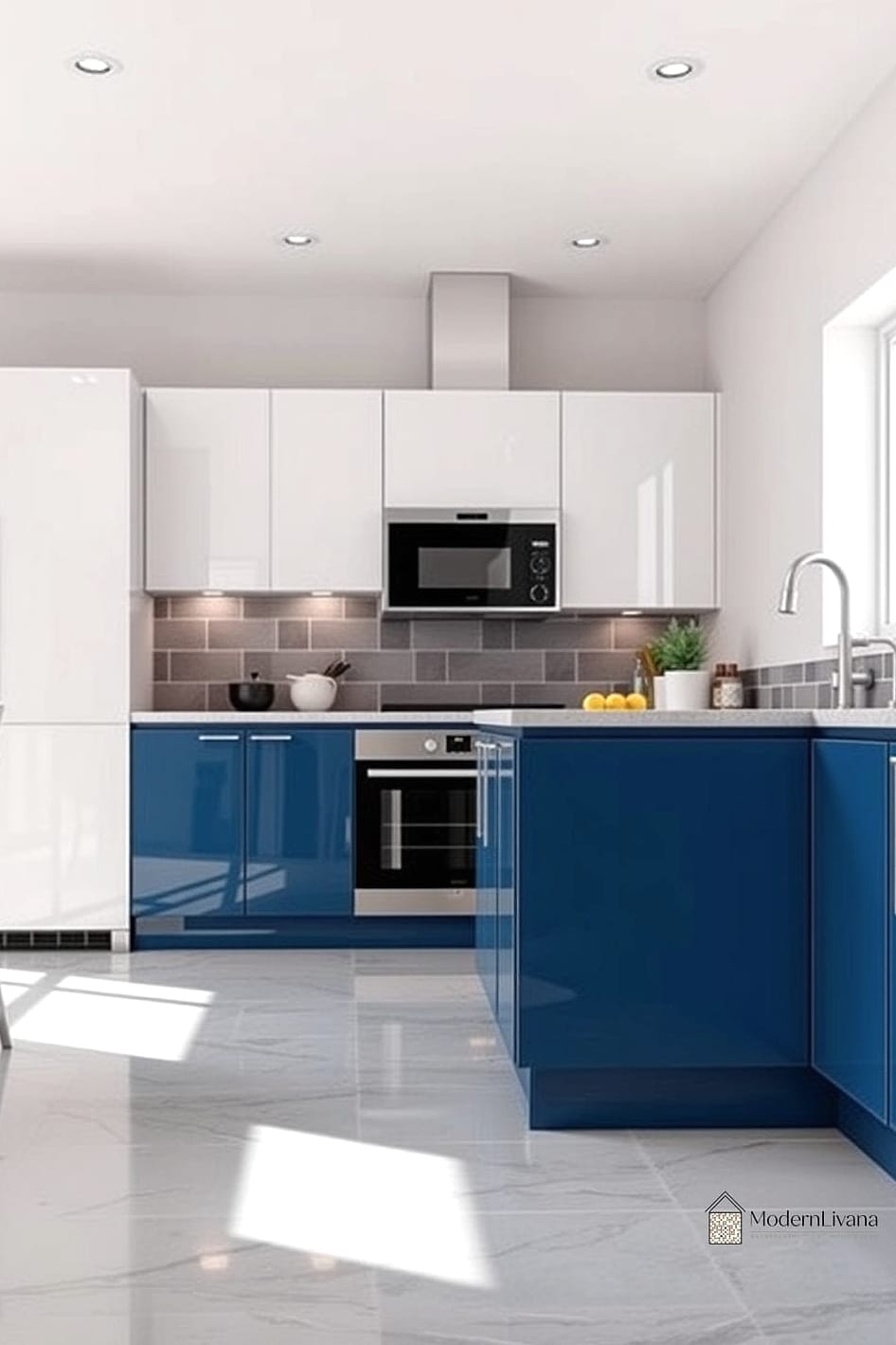 Glass Tile Backsplashes for Extra Brightness