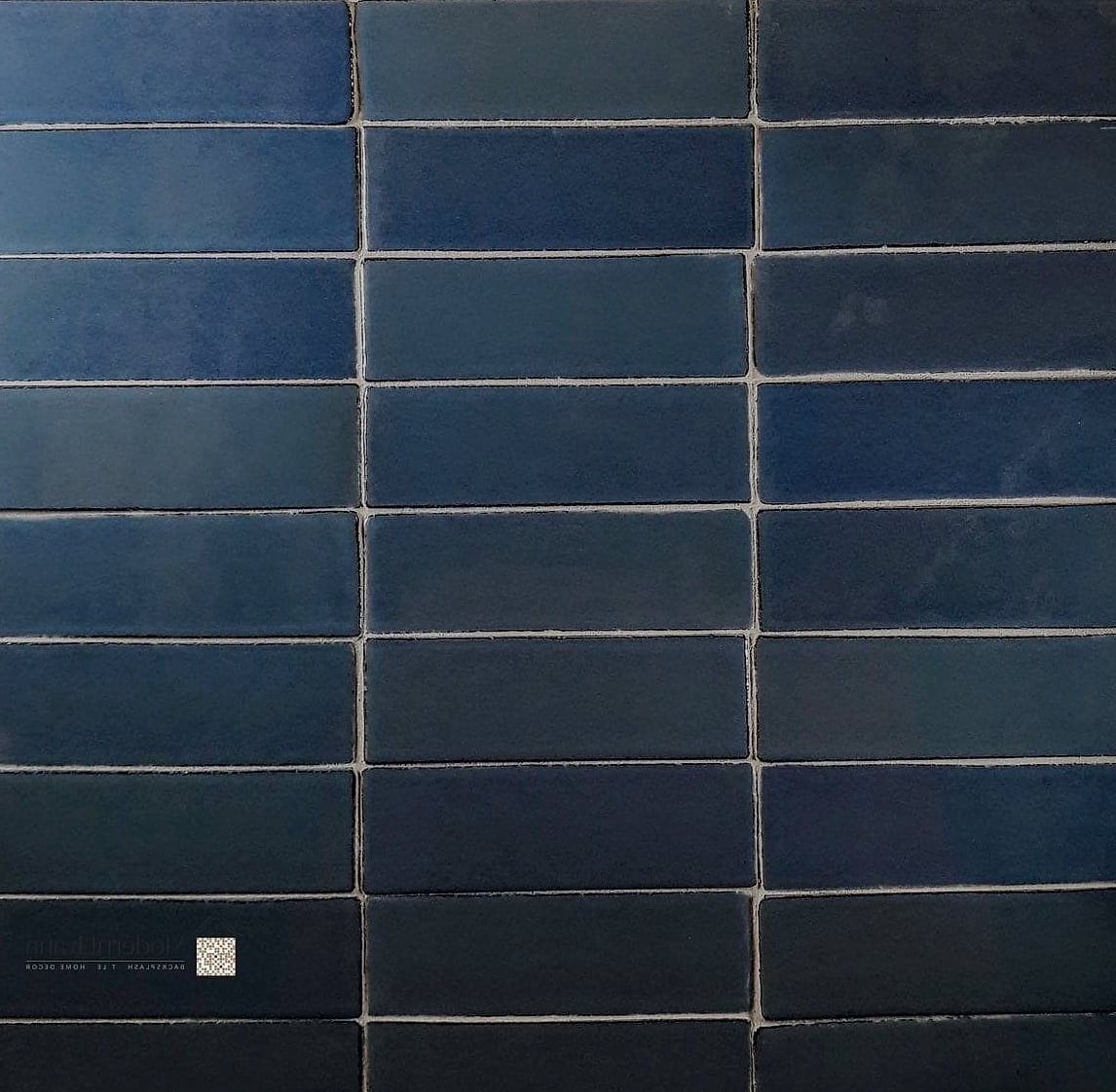 25 Stacked Subway Tile Ideas That Maximize Style and Function 8 Glossy Blue Kitchen Backsplash