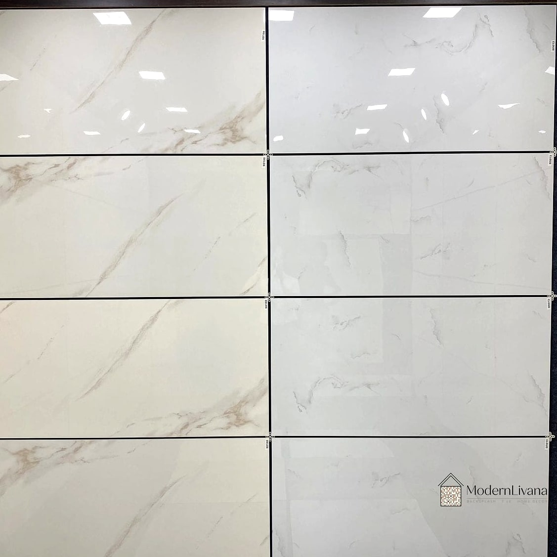 Glossy Porcelain Tile for Bright Bathrooms