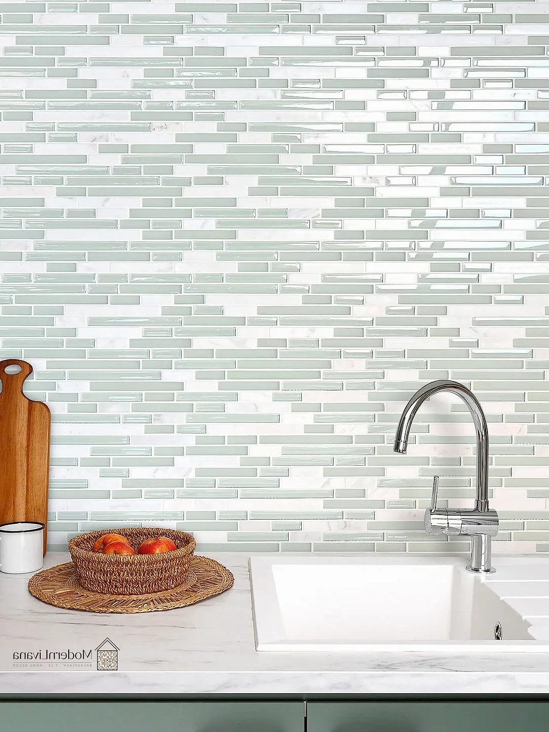 Green Glass Mosaic Tile