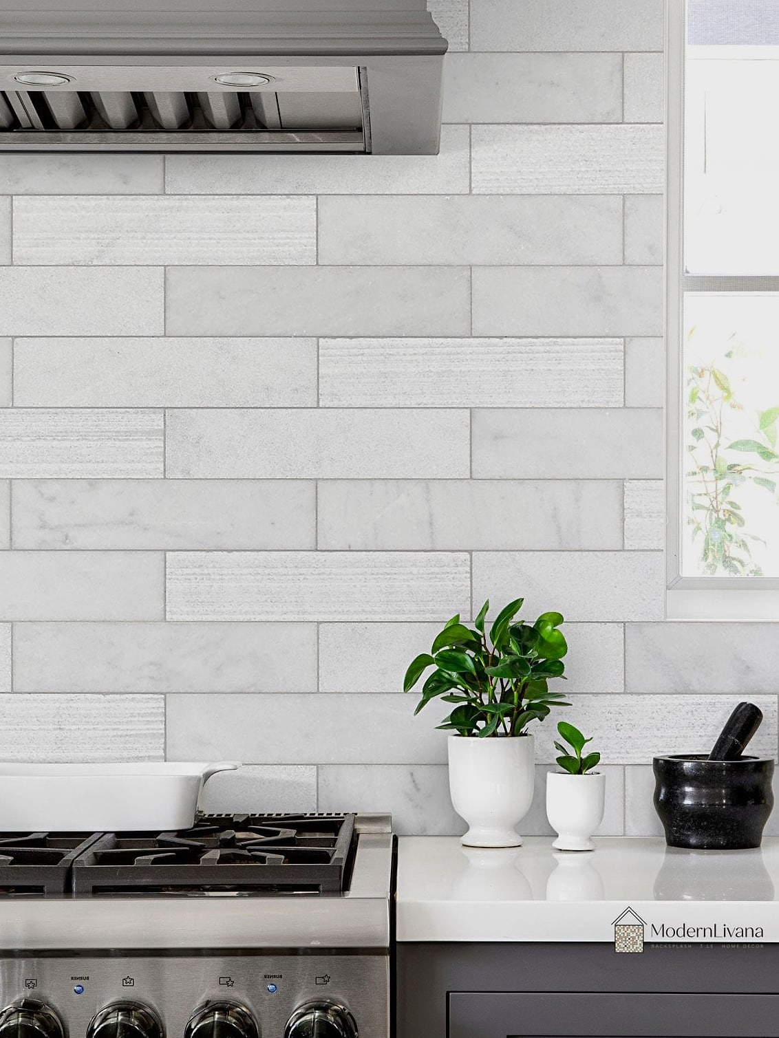 Green Marble Countertop for a Nature-Inspired Kitchen