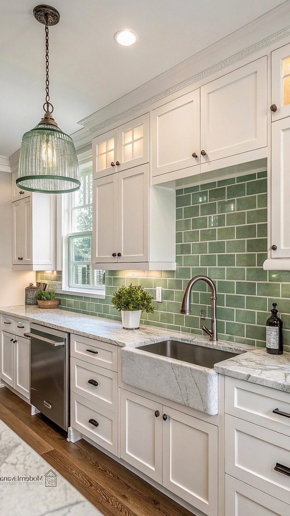 Green Subway Tile