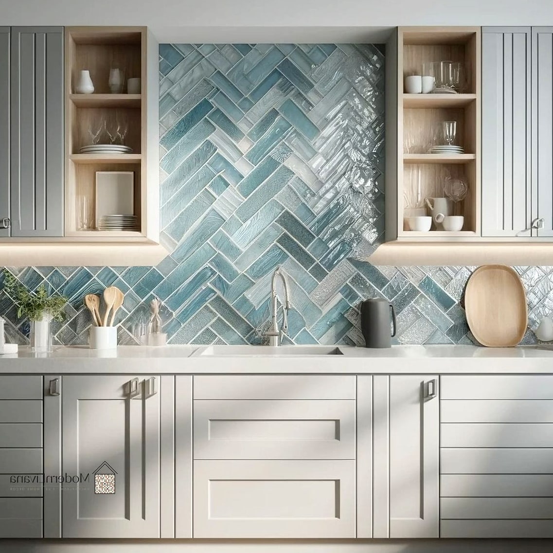 Handmade Cream Ceramic Tile