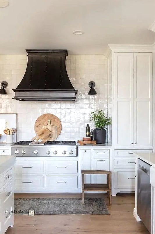 Handmade Zellige Tile in Soft White